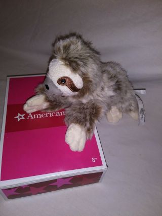 American Girl Three Toed Sloth Stuffed Plush Animal Lea Doll Girl Year Retired