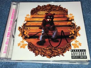 Kanye West Signed Autographed College Dropout Cd Jacket Yeezy