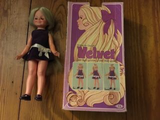 Ideal Chrissy’s Cousin Velvet Doll Hair That Grows & Box 1970 1035 - 5