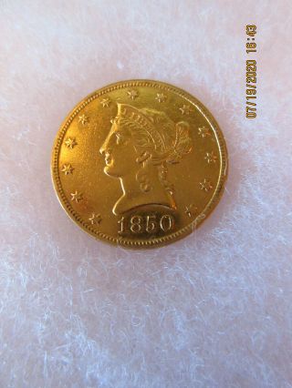 1850 - O $10 Liberty Head Gold Eagle Htf Date - Orleans - - Look