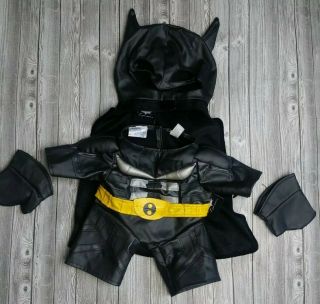 Build A Bear Batman The Dark Knight Rises Outfit Costume Mask Cape Gloves