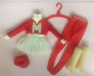 Francie 7711 Outfit " Cheerleader " Dress,  Panty Hose,  Boots & Hat