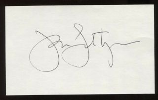 John Lithgow Signed Index Card Signature Autographed Auto