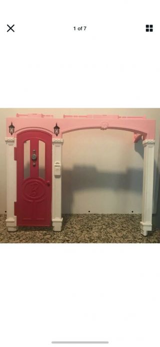 2015 Barbie Dream House Replacement Part Front Door Mail Box Front Lights
