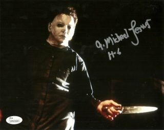 A Michael Lerner Signed 8x10 Photo Halloween 6 The Curse Of Michael Myers Jsa