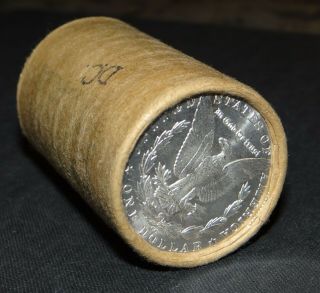 Uncirculated Roll Of Morgan Silver Dollars With Cc/cc Ends