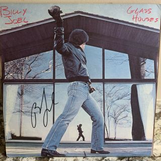 Billy Joel Signed Album Glass Houses W/ Cover Autograph