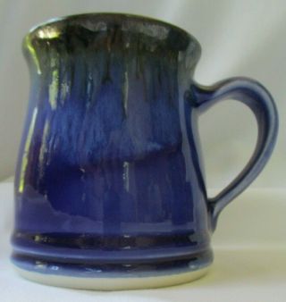 Edgecomb Potters Maine Blue Pottery Mug - Set Of 2