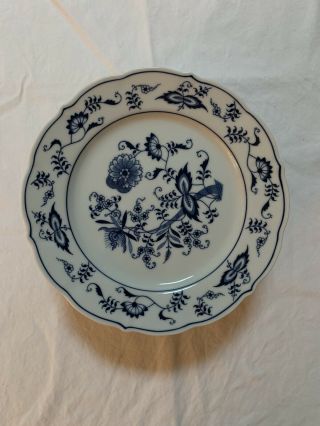 9 Vintage 1950’s Blue Danube Blue Onion 8 3/4 " Salad Plate Japan Euc
