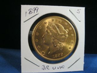 1899 - S Gold $20 Double Eagle Brilliant Uncirculated