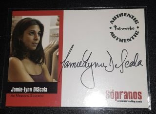 Jamie Lynn Discala Autograph Meadow Sopranos Card Inkworks Sigler Authentic