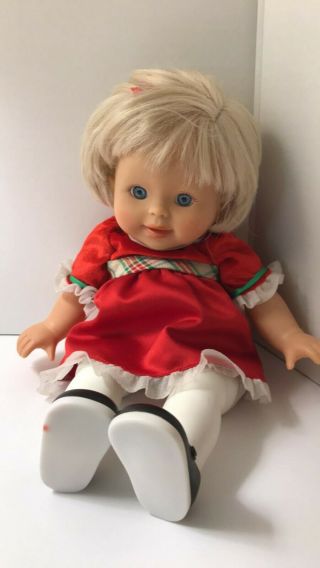 Fisher Price Little Mommy Holiday Party Red Christmas Dress Doll 2007