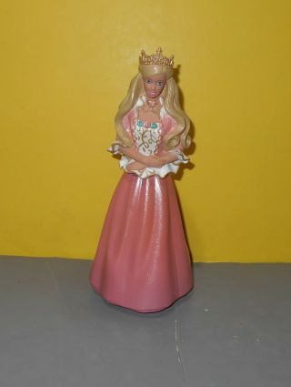 2004 Mattel Rapunzel Princess Barbie 8 1/2 " Vinyl Still Figure Doll