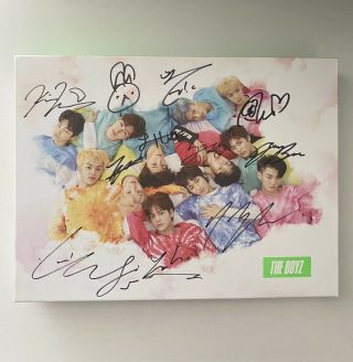 The Boyz - The Start All Member Signed Album,  Photocards,  Stickers & Postcards