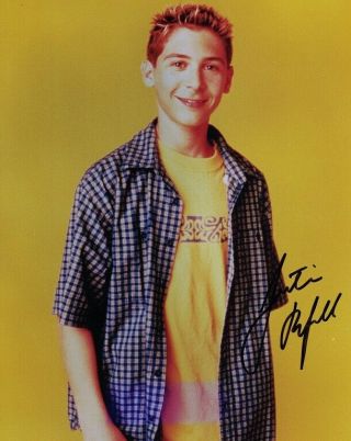 Justin Berfield Malcolm In The Middle Autographed 8x10 Photo With By Cha