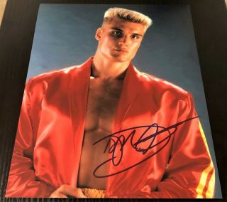 Rocky - Dolph Lundgren Signed 8x10 Photo W/ Ivan Drago Autograph Rocky 4