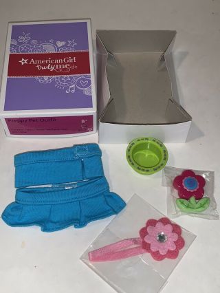 American Girl Doll Pet Clothes Outfit Box Preppy Animal Set Toy