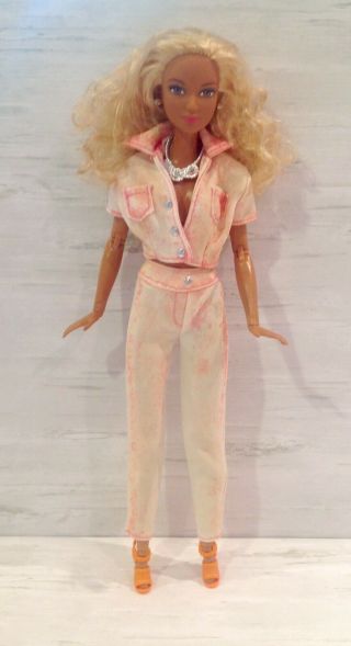 Barbie Clothes: Vintage 2 Pc.  Suit S/s Top Jacket & Matching Pants,  Accesso