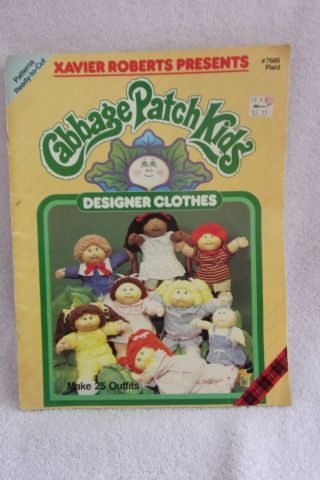 Xavier Roberts Cabbage Patch Kids Designer Clothes 25 Outfits Patter 7686 Plaid