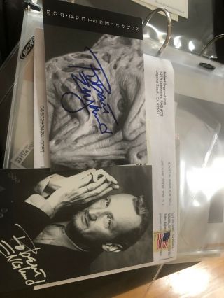Q2 Robert Englund " Freddy Krueger " Autographed Signed Auto 4x6 Postcard W Psa G5