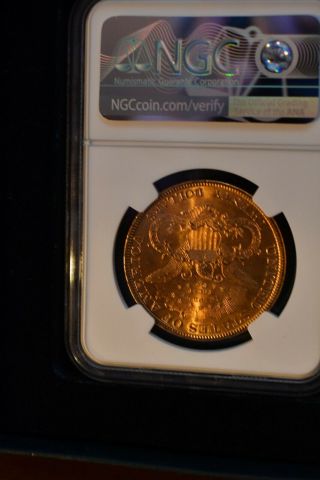 1899 Liberty $20 Double Eagle Gold Coin NGC MS - 64 2