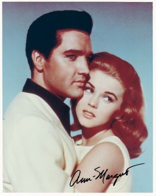 Ann - Margret Signed Viva Las Vegas 8x10 W/ Fantastic Elvis Presley Closeup