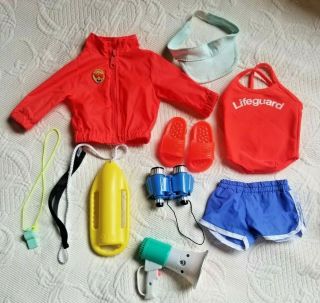 Our Generation Lifeguard Clothes Outfit Set For 18 " Doll