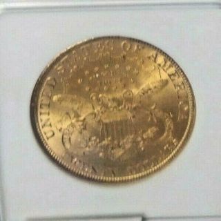 1897 LIBERTY $20 DOUBLE EAGLE GOLD MS 63 GORGEOUS OLD GOLD COIN (DRR) 2