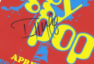 Iggy Pop autographed gig poster Passenger 3