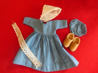 Vintage Vogue Ginny Doll Dutch Girl Outfit,  Wood Shoes,  1950 