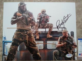 Terry Crews Signed Photo And Rndy Couture Signed 8x10 Photo Psa/dna