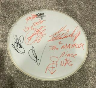 John Blackwell Signed Drum Head Remo 13 " Rare Prince D 