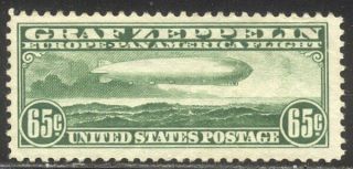 U.  S.  C13 Nh Vf - 1930 65c Graf Zeppelin ($240)