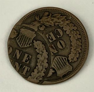 Rare Error 1902 Indian Head Penny U.  S.  Double Struck Off Center 1c Coin Nr Sjs