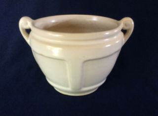 Roseville Pottery Ivory Jardiniere Planter 548 - 4 Ca 1933 White Arts & Crafts