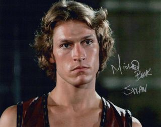 Michael Beck As Swan In The Warriors Autograph 8 " X10 " Signed Photo