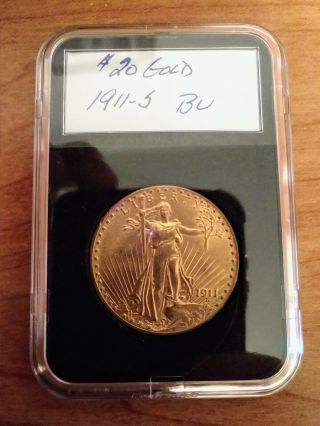 1911 S $20 Gold Saint - Gaudens Double Eagle Priority