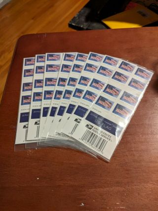 Us Flag Forever Stamps Usps Us First Class Postage 160 Stamps &