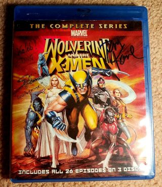 Signed Wolverine And The X - Men: Complete Series Blu - Ray - Steve Blum - Tom Kane