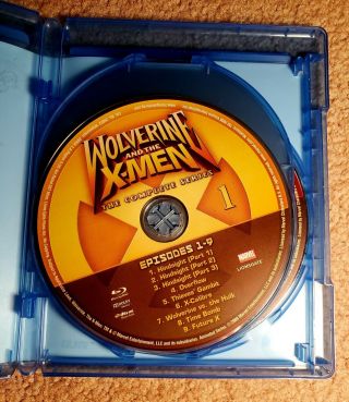 SIGNED Wolverine and the X - Men: Complete Series Blu - ray - Steve Blum - Tom Kane 3