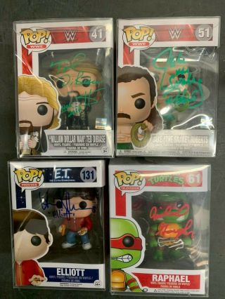 Autographed Pop Figures - Great Collectibles