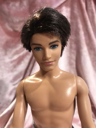 Fashionista Ryan Ken Doll Rooted Hair Eyes Belly Button Full Lips