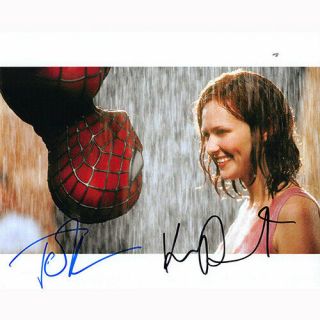 Tobey Maguire & Kirsten Dunst - Spider (67338) Autographed In Person 8x10 W/