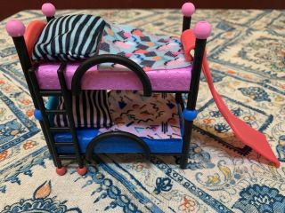 Lol Surprise Doll House Maison Bunk Beds Pillows Blankets Slide Ladder Dollhouse