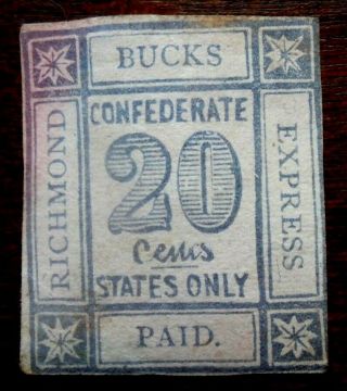 Buffalo Stamps: Richmond Postmaster Provisional