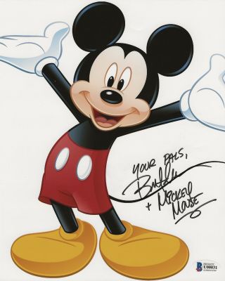 Bret Iwan Signed Autographed 8x10 Photo Mickey Mouse Disney Bas
