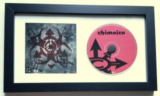 Chimaira Real Hand Signed The Infection Cd Framed Display Autographed All 5