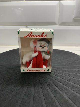 2007 Annalee 3” Mouse in Santa Hat Christmas Ornament 2