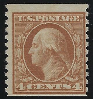 Us Stamps - Scott 446 - Perf 10 Vert.  - No Wmk.  - 25 Mm Tall - Mlh (c - 376)