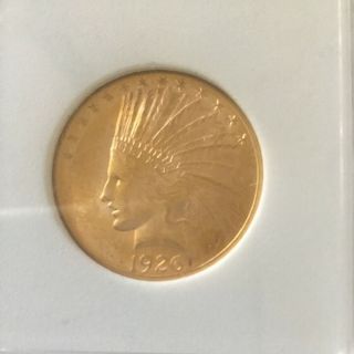1926 Us $10 Dollar Eagle Indian Head Gold Coin Xf Cleaned